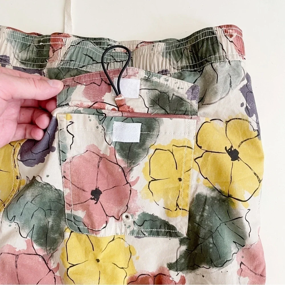 Banks Journal 7” Soho Flower Print Swim Board Short Men’s XL Lined